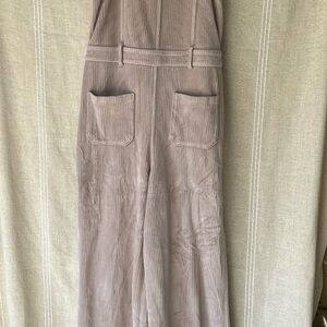 Abercrombie Kids Taupe Wide Leg overalls